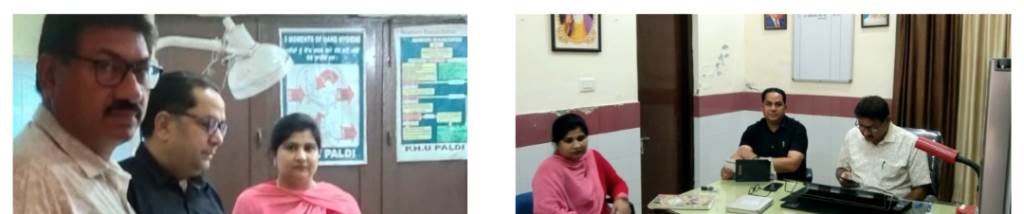 District Family Welfare Officer Dr Ranjit Singh visited Block PHC Paldi Posi and CHC Binewal